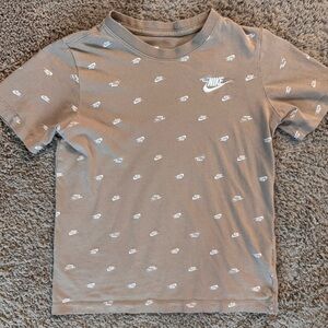 Nike Kids Large Tan Short Sleeve T-Shirt